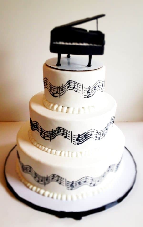 Music Note Wedding - CakeCentral.com